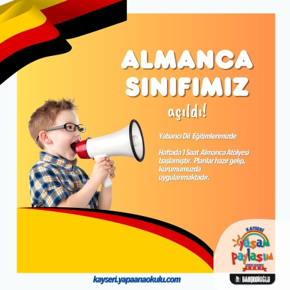 Almanca Sınıfımız Açıldı!